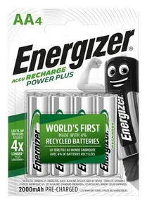 Akumulator, AA, 4x2000 mAh, ENERGIZER Power Plus